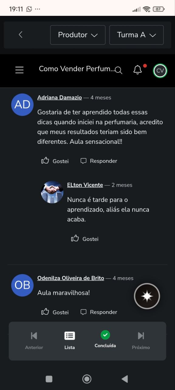 Comentário de aluno 2